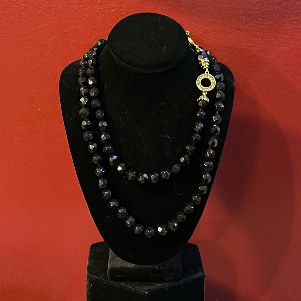 Heidi Daus Black Double Necklace